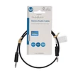 Kép 3/3 - Nedis CAGL22000BK05 audio kábel, 3.5 mm sztereo jack dugó - 3.5 mm sztereo jack dugó, 0.50 m