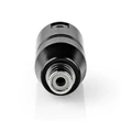 Kép 2/5 - NEDIS COTP15930BK XLR adapter, XLR 3 tűs dugó, RCA nő,  Nikkelezett, Egyenes, Fém, Fekete , 1 db