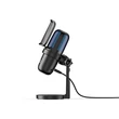 Kép 4/5 - NEDIS GSMIC210BK RGB streaming asztali mikrofon, Használható: Asztali / Notebook, USB Type-A,  Be/Ki kapcsoló, szűrő