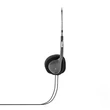 Kép 2/5 - Nedis HPWD1101BK vezetékes fejhallgató, füldbe helyezhető, 3,5 mm, 1,2 m