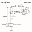 Kép 5/5 - Nedis MMSIS110BK asztali monitor tartó konzol / állvány | 15-32" | 75x75 / 100x100
