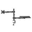 Kép 4/5 - Nedis MMSISNB110BK asztali monitor tartó konzol és laptop állvány | 15-32" | 75x75 / 100x100
