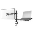 Kép 1/5 - Nedis MMSISNB110BK asztali monitor tartó konzol és laptop állvány | 15-32" | 75x75 / 100x100