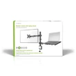 Kép 5/5 - Nedis MMSISNB110BK asztali monitor tartó konzol és laptop állvány | 15-32" | 75x75 / 100x100
