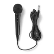 Kép 2/3 - Nedis MPWD01BK dinamikus mikrofon, rögzített kábel  5 m,  80 Hz - 12 kHz  600 Ohm  -75 dB, kapcsoló