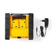 Kép 5/5 - Nedis RDFM3100YW munka rádió, FM, bluetooth, rezgéscsillapítás, 15W, 20 FM állomás, 3,5 mm audióbemenet