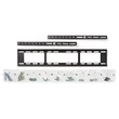Kép 3/4 - Nedis TVWM1051BK LCD TV / monitor fali tartó fix 37 - 70 "  Max. teherbírás: 35 kg,  Min. faltávolság: 23 mm