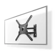 Kép 1/5 - Nedis TVWM1530BK 23"-55"  LCD TV / monitor fali tartókonzol, maximum 30 kg, forgatható dönthető, 3 forgáspont