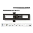 Kép 4/5 - Nedis TVWM1550BK 37"-70 LCD TV / monitor fali tartókonzol, maximum 35 kg, dönthető és forgatható, acél, fekete