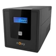 Kép 1/2 - NJOY Szünetmentes 1000VA - Cadu 1000 (2 Schuko, line-interaktív, USB menedzsment, RJ11/45 vonalvédelem(1Gb/s), fekete)