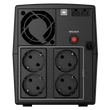 Kép 2/2 - NJOY Szünetmentes 1000VA - Keen 1000 USB (4 Schuko, line-interaktív,fekete)