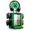 Kép 3/3 - NUMSKULL PS5/XBOX Series Minecraft LED-világítású játéktartó szekrényes állvány
