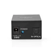 Kép 1/4 - Nedis ASPL2512BK digitális audio splitter, TosLink be - 2x TosLink kimenet