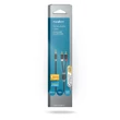 Kép 3/3 - Nedis CABW22200AT10 sztereo audió kábel 3,5mm sztereo jack - 2x RCA,  Aranyozott,  1 m