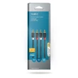 Kép 3/3 - Nedis CABW24200AT100 sztereo audió kábel 2x RCA férfi,  2x RCA férfi, Aranyozott,  10 m , kerek,  Antracit