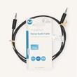 Kép 3/3 - Nedis CAGL22000BK10 sztereo audio kábel, 3,5 mm jack dugó - 3,5 mm jack dugó, 1m