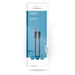 Kép 3/3 - Nedis CAGB22050BK100 sztereo audio kábel, 3,5 mm jack dugó - 3,5 mm jack aljzat, 10 m