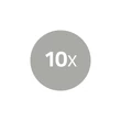 Kép 5/5 - Nedis CAGP24900BK RCA csatlakozó, 10 db, Egyenes, Aranyozott,  Forrasztó, Kábel bemeneti átmérő: 7,0 mm, Fém, Fekete