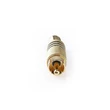 Kép 2/5 - Nedis CAGP24900BK RCA csatlakozó, 10 db, Egyenes, Aranyozott,  Forrasztó, Kábel bemeneti átmérő: 7,0 mm, Fém, Fekete