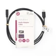 Kép 3/3 - Nedis CCGL65960BK10 USB-C (USB C) dugó - 3,5 mm sztereo jack aljzat | 1,00 m