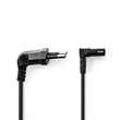 Kép 2/3 - Nedis CEGL11075BK20 tápkábel IEC-320-C1, 90°-os szögben hajlított, 2m