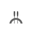 Kép 1/3 - Nedis  COTG15012GY150 DMX adapter kábel, XLR 3 tűs apa | XLR 3 tűs anya | Nikkelezett | 15,0 m | kerek | PVC | Sötétszür