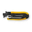 Kép 1/5 - Nedis CSGG49530YE antennkábel kompresszíós fogó, fekete/sárga, ABS, acél,