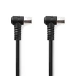 Kép 1/3 - Nedis CSGL40120BK15 koax kábel, IEC (koax) férfi, IEC (koax) női, Nikkelezett,  120 dB, 75 Ohm,  Quad Shielded,  1,5m
