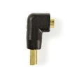 Kép 4/5 - Nedis HDMI adapter, CVGB34901BK HDMI csatl HDMI kimen. Aranyozott 90°-os szögben ABS Fekete 1 db doboz