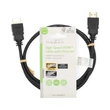 Kép 3/3 - Nedis CVGL34060BK10 ultra HD HDMI kábel, HDMI dugó - dugó, 4K@60Hz, ARC, 18 Gbps, aranyozott csatlakozók, hossz 1m