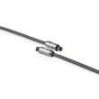 Kép 4/5 - Nedis Profigold CATB25000GY10 optikai kábel, toslink, 1m