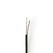 Kép 1/3 - Nedis RG174 50Ohm koax kábel, 100m, CSBR0210BK1000