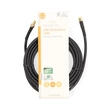 Kép 3/3 - Nedis CSGL02400BK50 SMA kábel apa | anya, aranyozott, 50 Ohm, kettős árnyékolású, 5 m