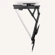 Kép 4/5 - Nedis TVCM5850BK motoros mennyezeti / plafon TV / monitor állvány/tartó konzol, 23-65", dönthető, forgatható, WIFI, 30kg