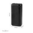 Kép 4/5 - Nedis UPBKPD30000BK hordozható külső akkumulátor, powerbank 30000mAh