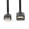 Kép 2/3 - Nedis CCGL60010BK20 USB hosszabító / toldó kábel, USB2.0, hossz: 2m