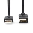 Kép 2/3 - Nedis CCGL60010BK30 USB hosszabító / toldó kábel, USB 2.0 | USB-A dugó  USB-A hüvely  480 Mbps, 3m
