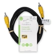 Kép 3/3 - Nedis composite videó kábel, RCA dugó - RCA dugó, hossz 2m, CVGL24100BK20
