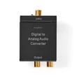 Kép 5/5 - Nedis ACON2510BK digital - analóg konverter, digitális koax RCA bemenet - 2x RCA kimenet