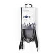 Kép 3/3 - Nedis COTH23300GY15 félprofi XLR audio kábel, 6,35mm sztereo jack dugó - 2x RCA dugó, 1,5m