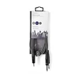 Kép 3/3 - Nedis COTH23200GY15 félprofi audio kábel, 3,5mm sztero jack dugó - 2 x 6,35mm mono jack dugó, hossz 1.5m, rugalmas