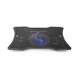 Kép 1/5 - Nedis NBCR101BK notebook hűtő, 17", 125mm ventilátor, LED, zaj 15db