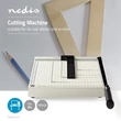 Kép 4/5 - Nedis PACU110A4 papírvágó ,Maximális vágási méret: 210 x 297 mm ,Penge típusa: Fém
