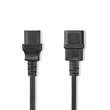 Kép 2/3 - Nedis CEGL10500BK20 táp kábel IEC-320-C14 - IEC-320-C13, 3 x 0.75 mm, hossz 2m