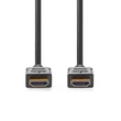 Kép 1/3 - Nedis CVGL34060BK200 ultra HD HDMI kábel, HDMI dugó - dugó, 4K@60Hz, ARC, 18 Gbps, aranyozott csatlakozók, hossz 20m