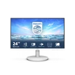 Kép 1/5 - PHILIPS IPS monitor 23.8" 241V8AW, 1920x1080, 16:9, 250cd/m2, 4ms, VGA/HDMI, hangszóró, fehér