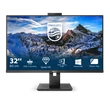 Kép 1/5 - PHILIPS IPS monitor 31.5" 326P1H, 2560x1440, 16:9, 350cd/m2, 4ms, 2xHDMI/DP/USB-C/4xUSB/LAN, Pivot, hangszóró&webkamera