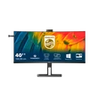 Kép 1/5 - PHILIPS Ívelt monitor 40" 40B1U6903CH, 5120x2160, 21:9, 300 cd/m2, 4ms, HDMIx2/DP/Thunderbolt/USBx5/USB-C/LAN, hangszóró