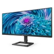 Kép 3/5 - PHILIPS monitor 34" 346E2LAE 3440x1440, 21:9, 300cd/m2, 4ms, HDMI/4xUSB/USB-C, hangszóró, áll. magasság