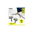 Kép 3/5 - PORT DESIGNS TWIN HEAD KEYED SECURITY CABLE